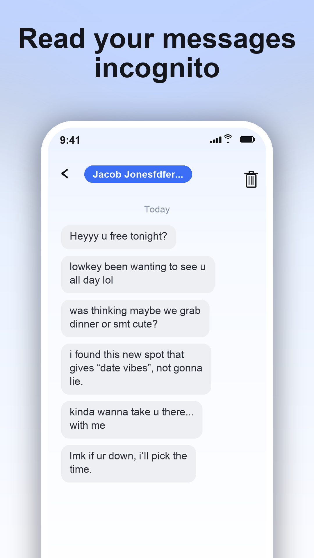 App screen