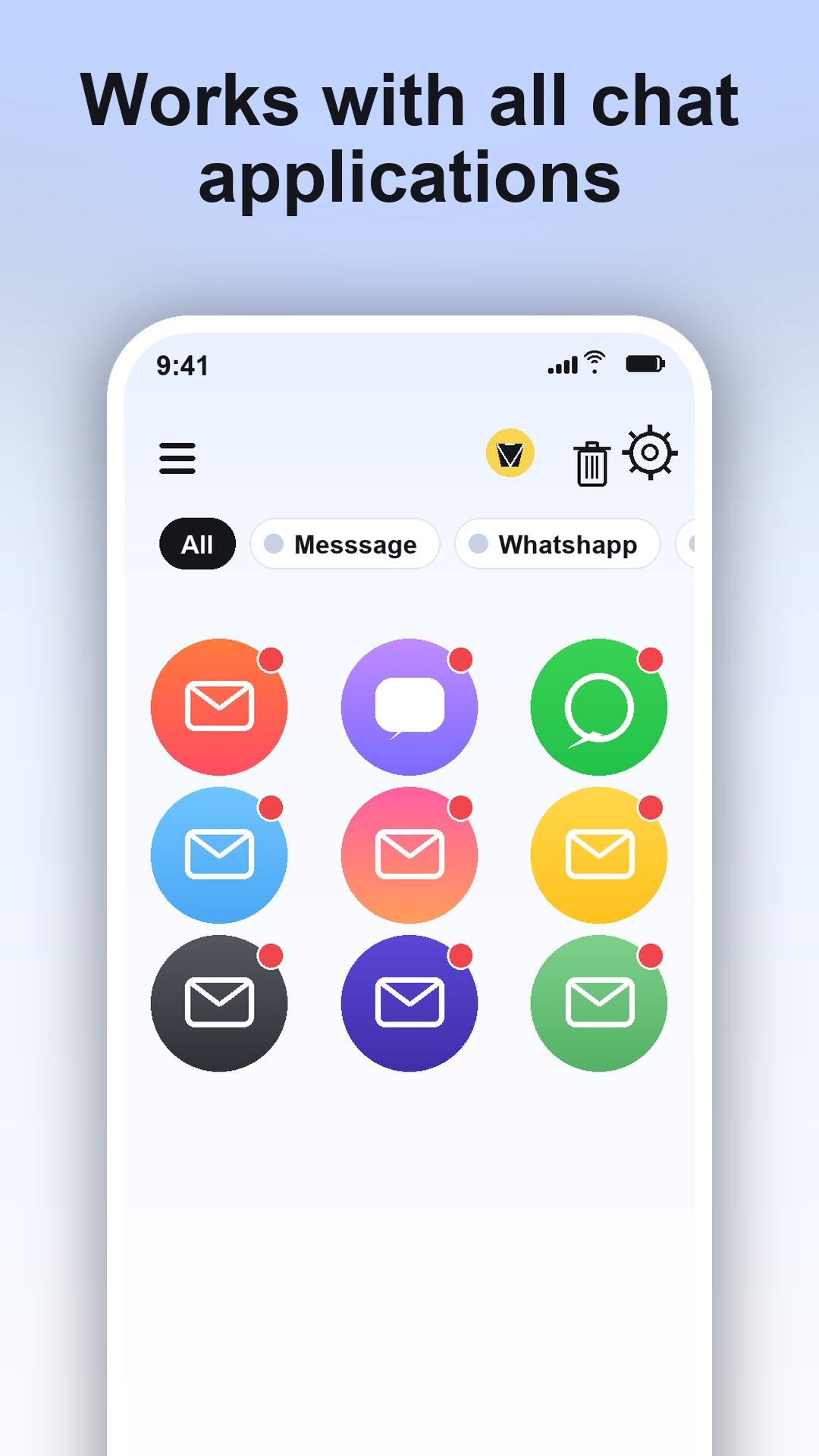 App screen